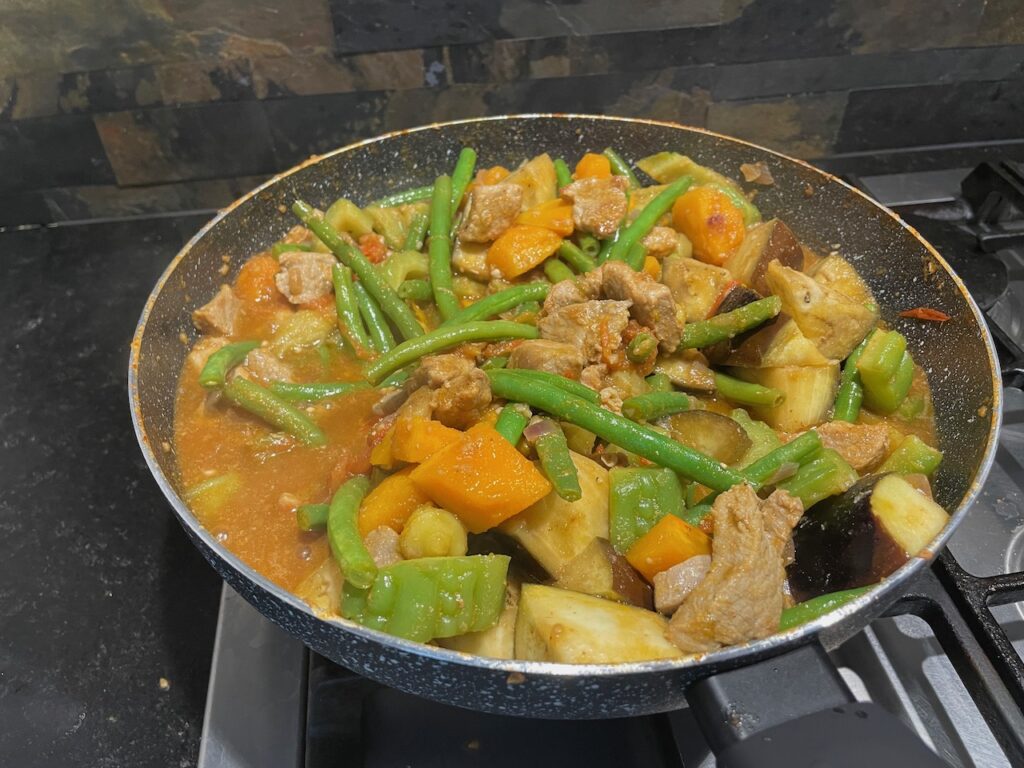 Pinakbet Recipe - Pakbet in Wok final ingredients